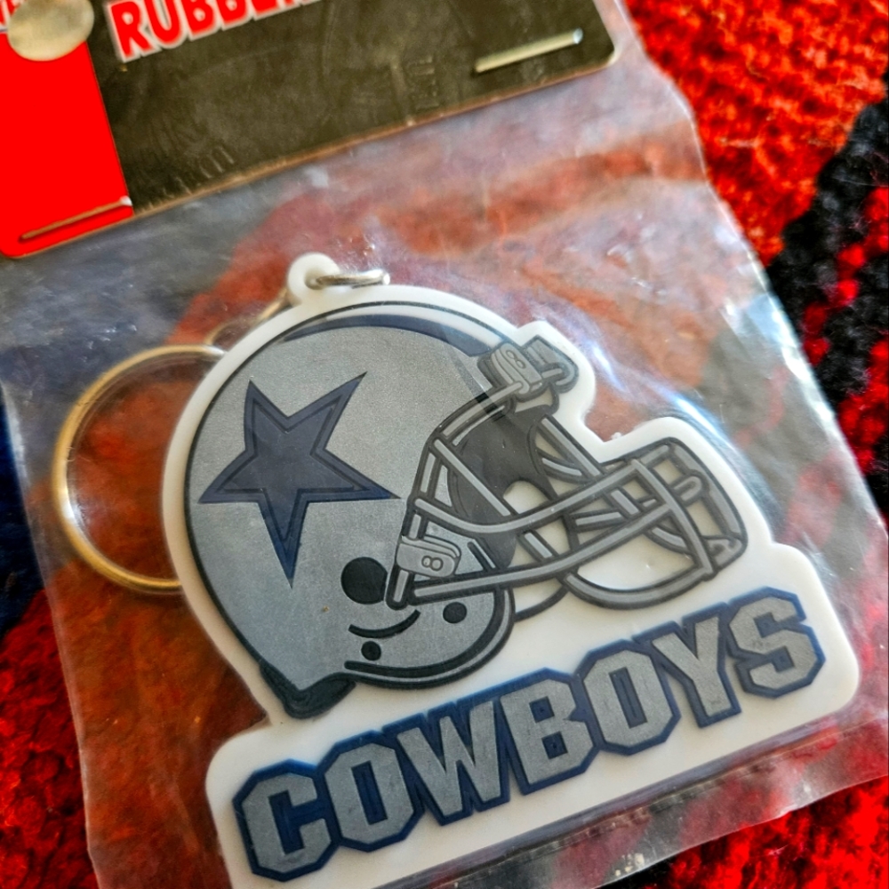 NFL Dallas Cowboy Rubber Key Tag